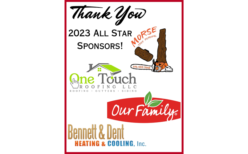 Thanks you to our 2023 All Star Sponors